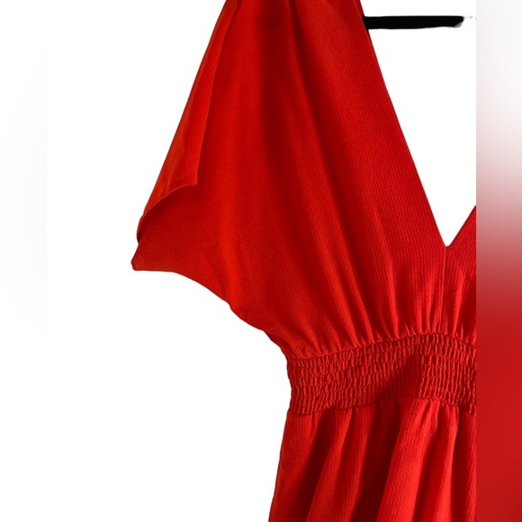 Flying Tomato Red High Dress - Picture 6 of 9